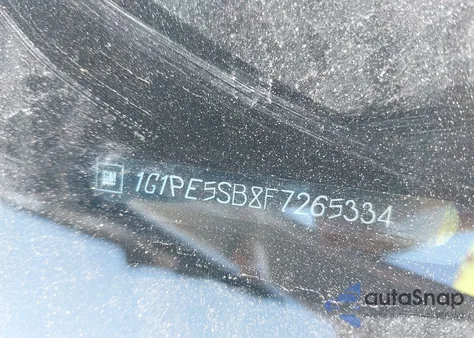 2015 Chevrolet Cruze 2Lt Auto из США, поврежденный, VIN 1G1PE5SB8F7265334